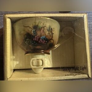 Vintage Teacup Night Light